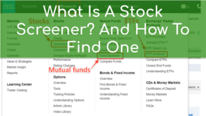 What is a stock screener?